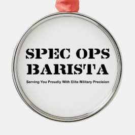 Specifikation Ops Barista Julgransprydnad Metall