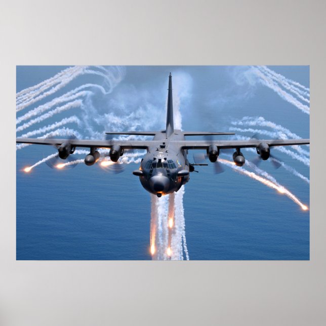 Specifikationer för AC-130H Poster (Framsidan)