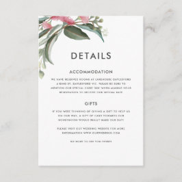 Specifikationskort för Australian Native Gum Löv Tilläggskort