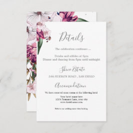 Specifikationskort för Disco Boll Blommigt Tilläggskort