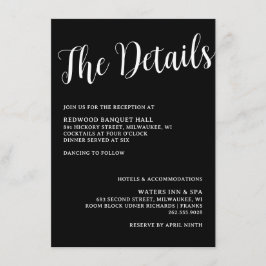 Specifikationskort för fiskekort Krok Bröllop Ring Tilläggskort