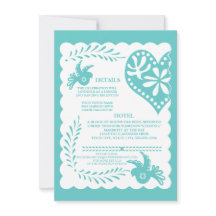 Specifikationskort för Papel Picado Mexican Fiesta