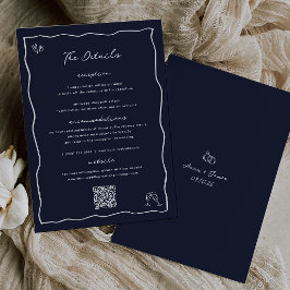 Specifikationskort för Whimsical Hand plockade Doo Inbjudningar