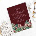 Specifikationskort för Winter Greenery Bröllop Inbjudningar<br><div class="desc">Vi är glada över att kunna införa det nyaste tillägget till vår Winter Grey Collection - eleganten "Winter Greenery Bröllop Details Card Card". Det här kortet är mycket designat för att komplettera den fantastiska inbjudan till Winter Grey Wedding, som tillför lite sofistikering till ditt bröllop-kontor. Det kommer att glädja gästerna...</div>