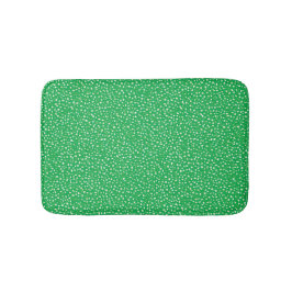 Specklad Grönt Bath Mat Badrumsmatta