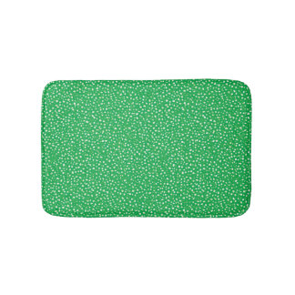 Specklad Grönt Bath Mat Badrumsmatta