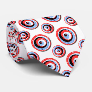 Specklad Polka Dot Circles Mönster Neck Tie Slips