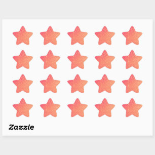 Specklad Rosa Scrapbooking & Journal Stjärnformat Klistermärke