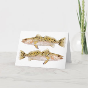 Specklad Sea Trout Kort
