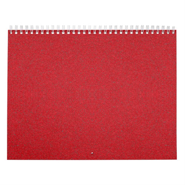 Specklad Tomato Red Wall Calendar - Anpassade Kalender (Omslag)