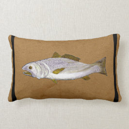 Specklad Trout Lumbar dekorativ kudde