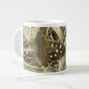 Specklad Wood Butterfly Mugg Jumbo Mugg