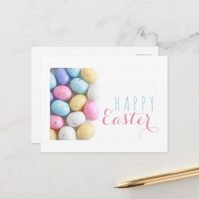 Specklade ägg vykort (Fram/Back In Situ)