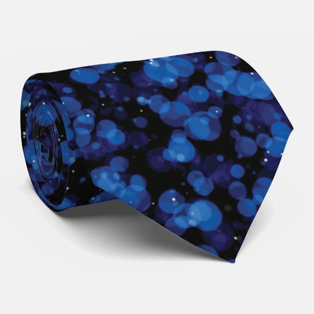 "Specklat blått" / Käck Tie Slips (Rullad)