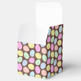Specklat Candy Påskägg Mönster Presentaskar