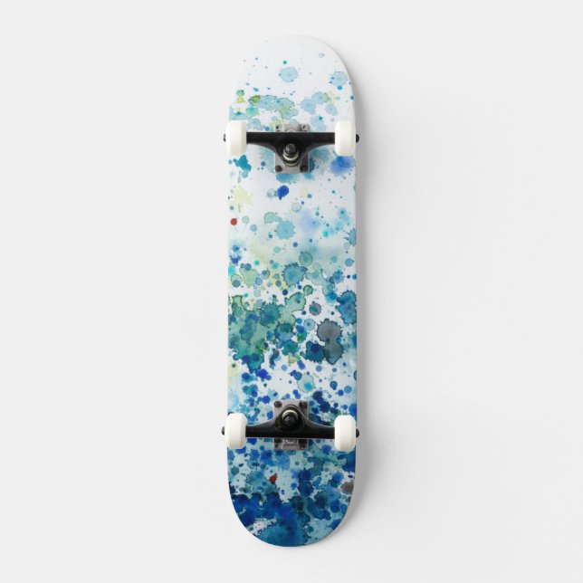 Specklat hav I Skateboard Bräda 19,5 Cm (Framsida)