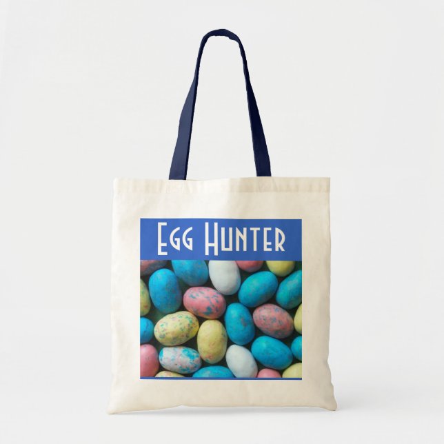 Specklat Påskägg Candy Tote Tygkasse (Framsidan)