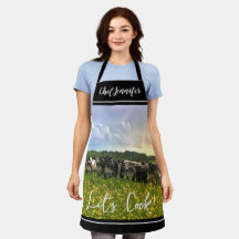 Speckle Park-boskap under regn Shower, Sunset Himl