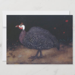 Speckled Guineafowl Bird (av Jan Mankes) Kort