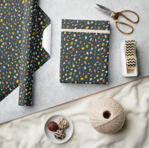 Speckled Terrazzo Struktur Presentpapper