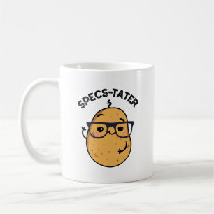 Specs-tater Funny Potato Spectacle Pun Kaffemugg