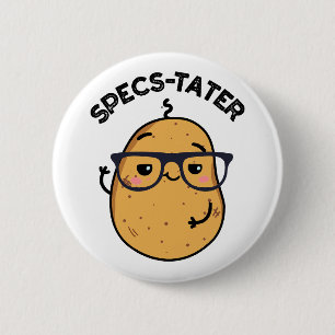 Specs-tater Funny Potato Spectacle Pun Knapp