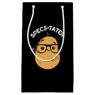 Specs-tater Funny Potato Spectacle Pun Mörk BG
