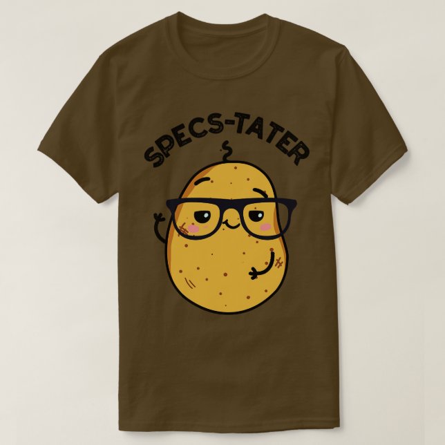 Specstat Funny Potato Spectacle Pun T Shirt (Design framsida)