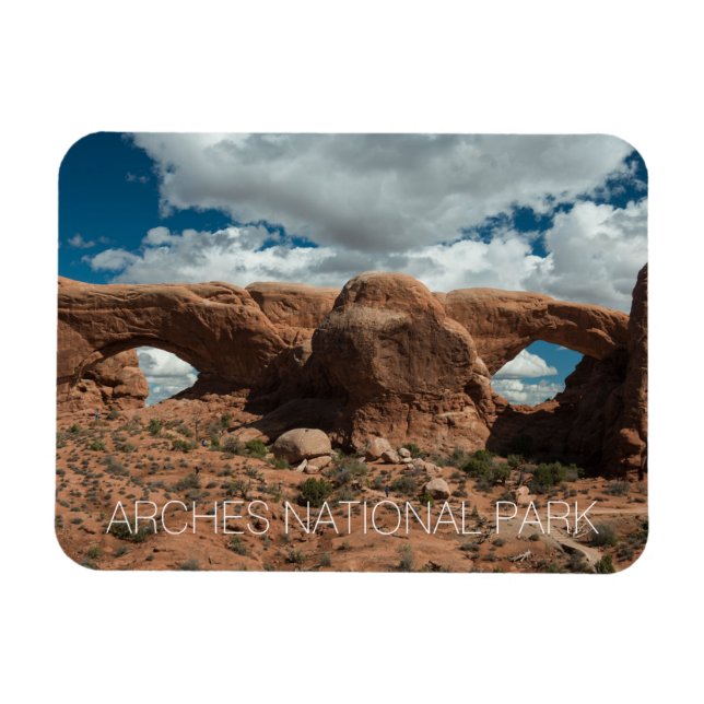 Spectacles, North and South Windows, Arches NP Magnet (Horisontell)