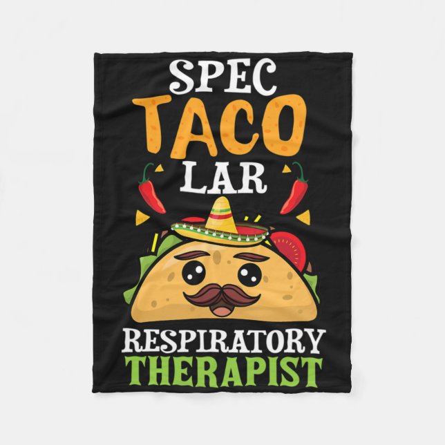 Spectacolar Respiratory Therapist Cinco De Mayo Me Fleecefilt (Framsidan)