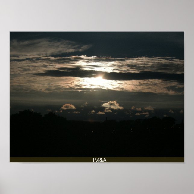 Spectacular Dusk Himlar Poster (Framsidan)