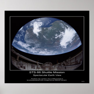 Spectacular Earth View - STS-88 Sh... Poster