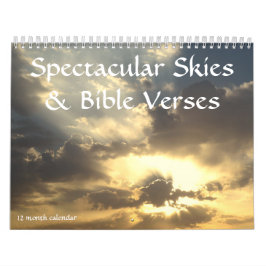 Spectacular Himlar & Bible Verses 12 månaders kale Kalender