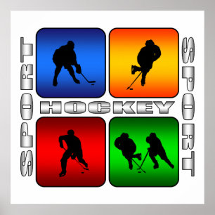 Spectacular Hockey Poster