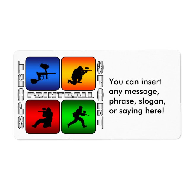 Spectacular Paintball Fraktsedel (Framsidan)