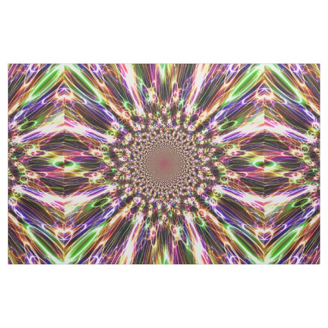 Spectacular Rainbow Fabric Tyg (Yard)