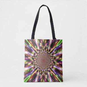 Spectacular Rainbow Tote Bag Tygkasse