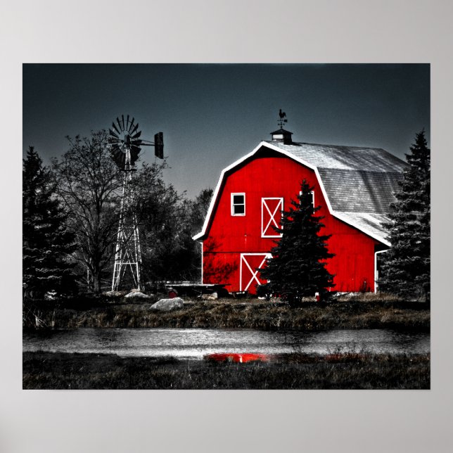 Spectacular Red Barn Poster (Framsidan)