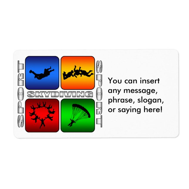 Spectacular Skydiving Fraktsedel (Framsidan)