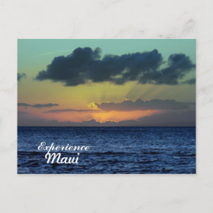 Spectacular Sunset, Lahaina, Maui Hawaii Vykort