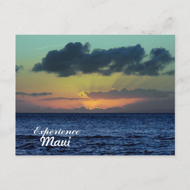 Spectacular Sunset, Lahaina, Maui Hawaii Vykort (Framsida)