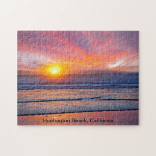 Spectacular Sunset vid Huntington Beach Pussel