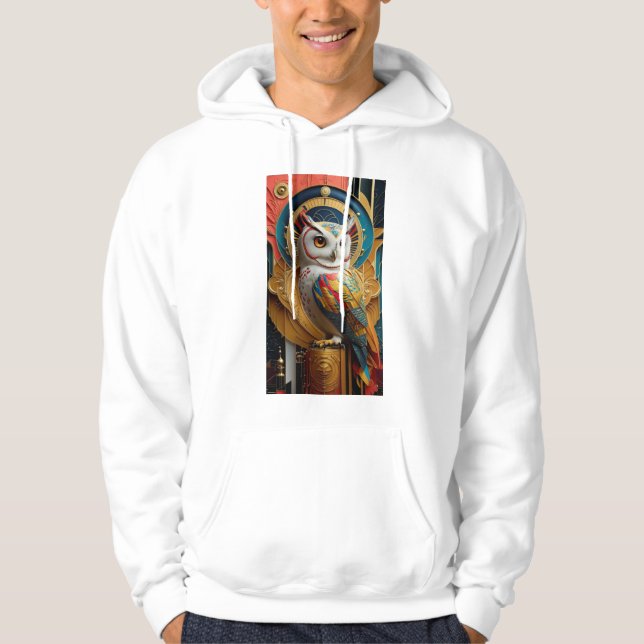 Spectacular White Uggla Hoodie (Framsida)