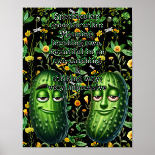 Spectakulär: Definition spec·tac·u·lar Poster
