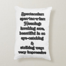 Spectakulär: Definition spec·tac·u·lar Prydnadskudde