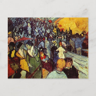 Spectators in Arena at Arles Van Gogh Fine Art Vykort