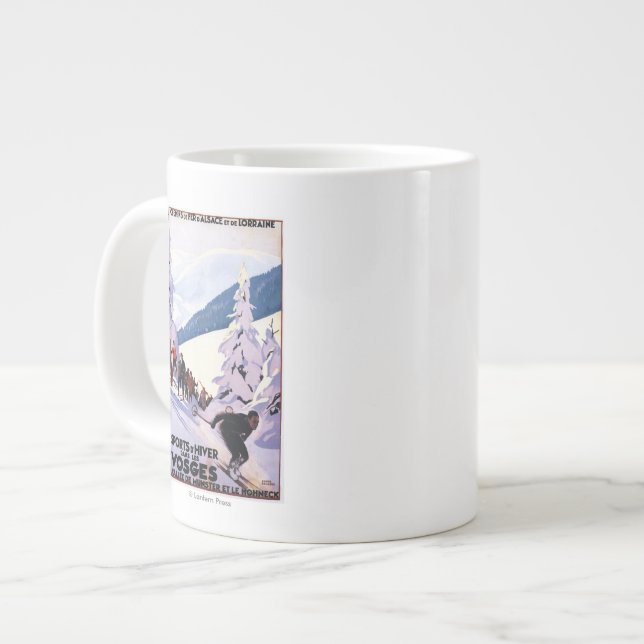 Spectators vaktning Poster Jumbo Mugg (Framsida vänster)