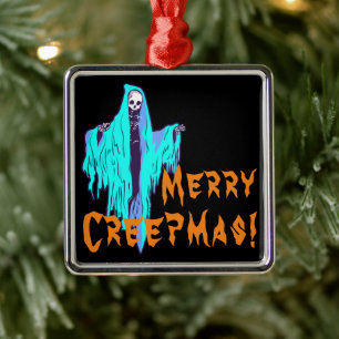 Specter Horror Ghost Julgransprydnad Metall