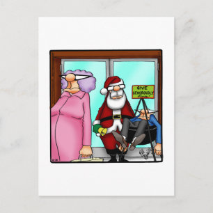 Spectickles på det fina julkortet Humor Helg Vykort