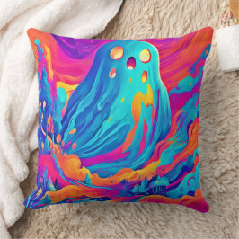 Spectral Ghost Halloween Art Kudde